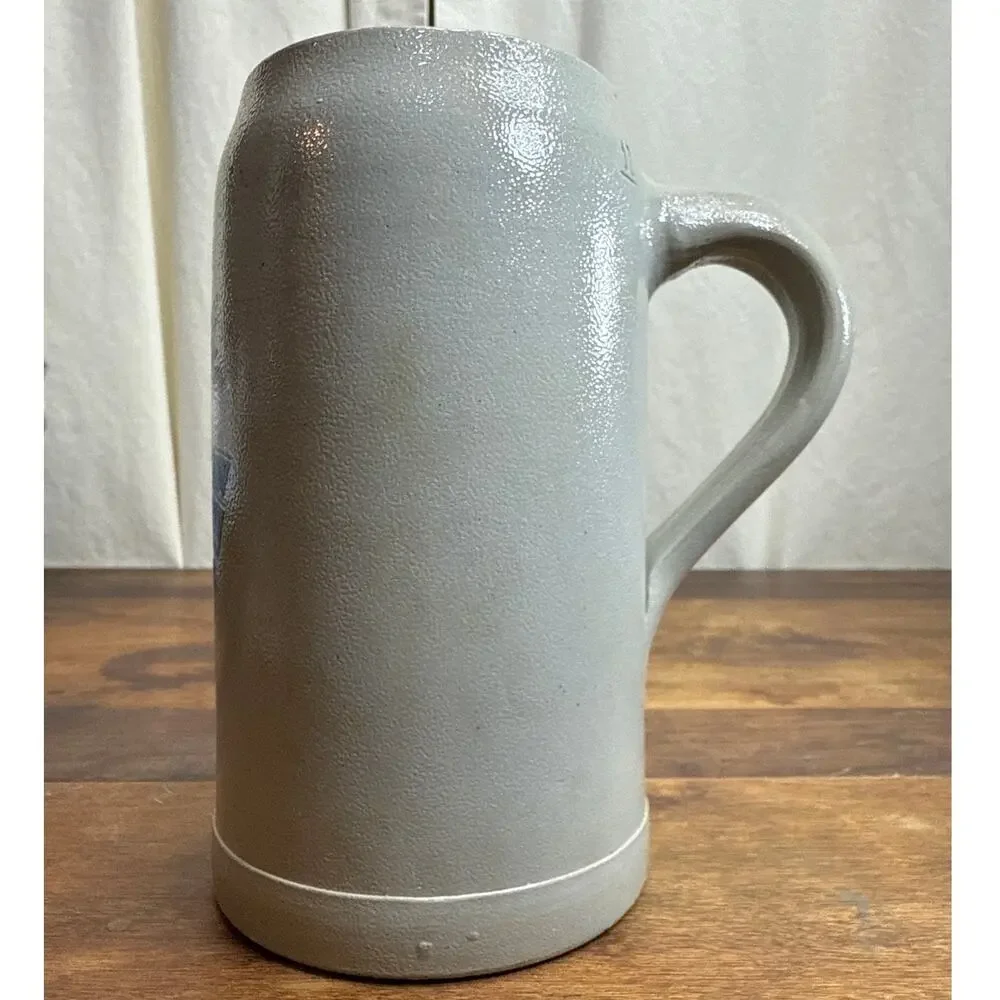 AuerBräu Brewery Rosenheim Germany Vintage Stoneware Beer Stein Man Cave Décor